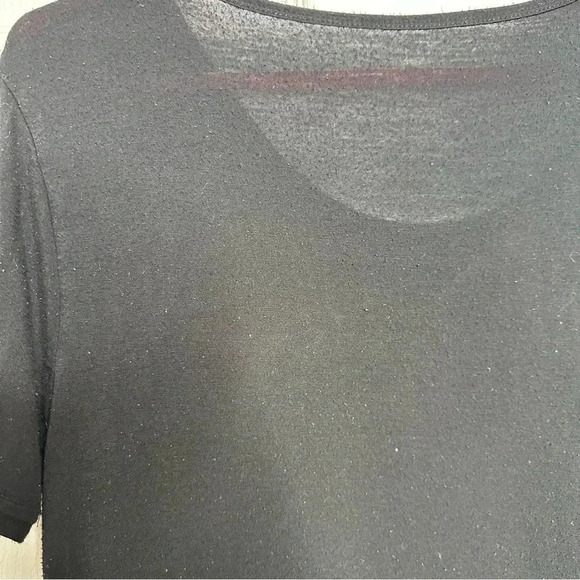 XOXO  Coffee Now Champagne Later T-Shirt Black/White/Pink Size Medium - Picture 13 of 16